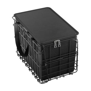 Cestino Posteriore Pieghevole per Bicicletta con Design a Sgancio Rapido, Copertura Impermeabile e Borsa Interna Rimovibile, Rete Portaoggetti per Bicicletta - Product Image 2