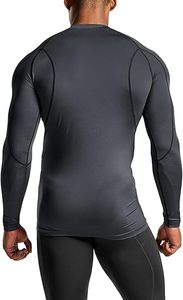 Custom Logo <b>Men's</b> <b>Compression</b> Rashguard Long Sleeve MMA BJJ Training <b>Shirt</b> Quick Dry Breathable Gym Wear - Product Image 3