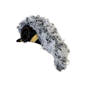 Proveedor Mayorista OEM, Gorro Ceremonial de Plumas Blancas y Negras de los Caballeros Templarios Grand Encampment - Product Image 5