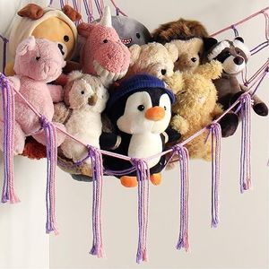 Grand Organisateur de Jouets en Peluche Suspendu en Angle pour l'Affichage et le Rangement des Peluches pour la Décoration de Chambre de Bébé et d'Enfants - Product Image 5