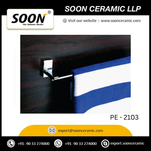 Juego de Accesorios de Baño Pelican con Acabado Cromado, de Acero Inoxidable, Montado en la Pared, 60 cm, Resistente al Óxido, Brillante, con Toallero - Product Image 4