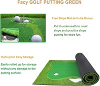 GP OEM Portable Grande Taille Golf Putting Green avec Drapeau Intérieur/Extérieur Tapis de Pratique pour la Formation Aide au Golf de Haute Qualité
