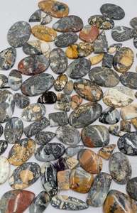 Lote al por mayor de cabujones de jaspe Maligana natural |   Juego de cartas sueltas Rare Yellow |   Piedras Pulidas de Formas Mixtas para Joyería, Corte Cojín - Product Image 2