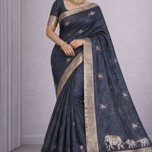 ชุดสส่าหรีวิสคอสแบบดั้งเดิมของผู้หญิงสำหรับงานปาร์ตี้ฤดูหนาว - Product Image 1