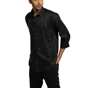 Camisa Tradicional de las Islas del Pacífico de Poliéster al por Mayor, Camisa de Manga Corta para Hombre con Estampado de Aves, Estilo Resort de Papúa Nueva Guinea, OEM - Product Image 6