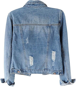 Ensemble décontracté vintage pour homme : Jean évasé, veste en jean et pantalon ample avec fermeture éclair et logo frontal - Product Image 5