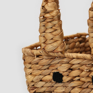 Handwoven Water Hyacinth <b>Easter</b> <b>Bunny</b> <b>Basket</b> for Storage Eco-friendly Storage <b>Basket</b> from Vietnam - Product Image 4