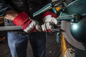 Nouveaux gants de travail en cuir de vachette de qualité supérieure avec manchette de sécurité, imperméables, pour travaux industriels et de construction - Product Image 5