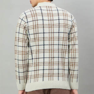 Pull col roulé pour homme, uni, manches longues, hiver, style business décontracté, coupe ajustée, respirant, en laine/viscose, tricot chaud - Product Image 6