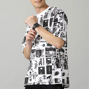 เสื้อเชิ้ตทรงบ็อกซี่สำหรับผู้ชาย เสื้อทรงบ็อกซี่ ออกแบบมาเพื่อการเคลื่อนไหวและสไตล์ ปักลาย 2026 พิมพ์โลโก้ตามสั่ง เสื้อยืดโอเวอร์ไซส์ - Product Image 2