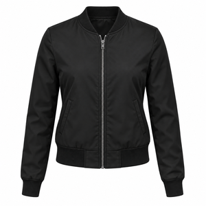 Winter High Quality Crop Down <b>Jacket</b> <b>Women's</b> Puff <b>Jacket</b> Stand Collar <b>Women</b> <b>Flight</b> Bomber <b>Jackets</b> Customized - Product Image 3