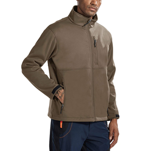 Veste softshell pour homme, coupe-vent imperméable, veste de sport d'extérieur, logo personnalisé, fournisseur en gros - Product Image 4