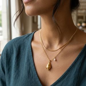 Luxury 18K Gold Plated Chain <b>Necklace</b> Manufacturer with Anti Tarnish Layer Custom Waterproof PVD Stainless Steel Jewelry - Product Image 4