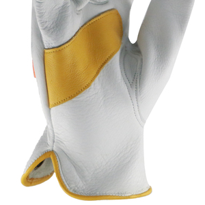 Guantes de Seguridad de Dedo Completo, Transpirables, Resistentes al Viento, Antideslizantes, Resistentes a Impactos, de Cuero, con Cierre Ajustable en la Muñeca, para Trabajo al Aire Libre, Unisex - Product Image 5