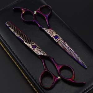 Ciseaux de coiffure 6'' en acier inoxydable JP, ensemble de ciseaux de barbier professionnels pour la coupe de cheveux, avec sac inclus - Product Image 4