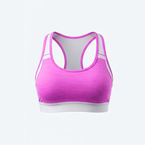 Sujetadores deportivos de yoga de talla grande al por mayor, con color frontal, de alta sujeción, a prueba de golpes, de secado rápido y con almohadillas extraíbles - Product Image 1