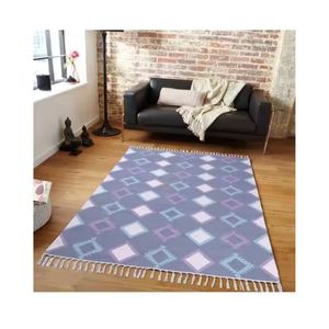 Best Quality Rectangle Cotton <b>Printed</b> Embroidered Rug <b>Large</b> Trendy Modern Design for Kitchen for Living Room Buy at Best Price - Product Image 1