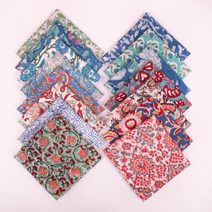 Premium Indian Block Printed Cotton Bandana Soft, Breathable Neck Hair & Headwear for Everyday <b>Style</b> - Product Image 5