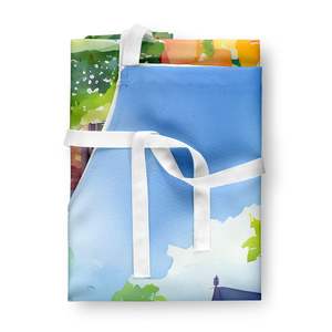 Massachusetts Mayflowers Watercolor Unisex Large Multicolor <b>Apron</b> for Cooking Baking Crafts <b>Gardening</b>-Adult Women and Men - Product Image 3