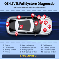 MUCAR DriverScan OBD2 Escáner de diagnóstico Herramienta de escaneo bidireccional FullSystem Diagnois Actuation Test 15 Servicio de reinicio Universal