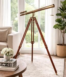Telescopio Náutico Coleccionable Legacy para Exhibiciones Náuticas, Decoración con Temática Oceánica y Estilo Costero - Product Image 5