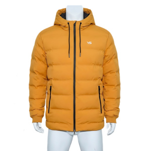 Waterproof Windproof Casual Bomber <b>Jacket</b> Winter Plus Size Breathable 100g Polyester Zipper Stand Collar Hooded Thick Men's - Product Image 1