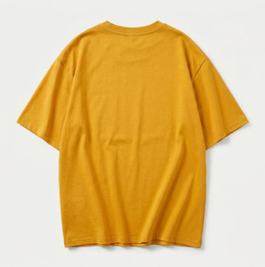 Men's Custom Printed <b>Plain</b> <b>Black</b> Short Sleeve <b>T</b>-<b>Shirt</b> 100% Cotton O-Neck Oversized Casual Jersey Knitted Solid Color - Product Image 3