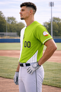 Camiseta de Béisbol Unisex de Alta Calidad, Dos Tonos, Transpirable, 100% Poliéster, Manga Corta, Correa Ajustable, Talla Grande, Suministro OEM - Product Image 6