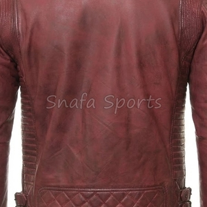 Chaqueta de Cuero para Hombre, Cuello Cálido y Acogedor, Tendencia de Invierno, Chaquetas de Cuero de Primera Calidad, Atuendo Elegante - Product Image 5