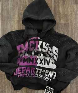 Sudaderas con Capucha Bordadas de Moda, 100% Algodón, Otoño, Logotipo Personalizado, Marca Privada, Alta Calidad, Resistentes al Viento, Venta al Por Mayor - Product Image 1