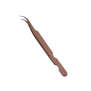 Pinzas Rectas de Acero Inoxidable para Extensión de Pestañas con Agarre Preciso y Punta Suave - Herramientas de Maquillaje - Product Image 1