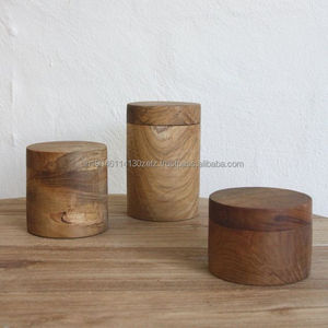 Classic Design <b>Storage</b> Food <b>Container</b> Decorative Items Use for Home <b>Kitchen</b> Wood Made Canister and Tools <b>Storage</b> & Organization - Product Image 4