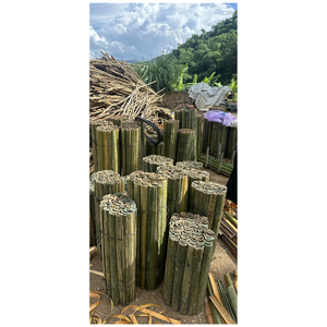 PALOS DE BAMBÚ SUSTENTABLES DE ALTA CALIDAD, GRADO PREMIUM, ECOLÓGICOS, SEMIRREDONDOS PARA APORTEYAR CULTIVOS Y CERRAMIENTAS - Product Image 1