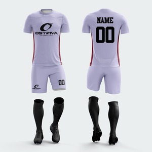 Uniforme de Fútbol para Hombre de Cuello Redondo y Manga Corta de Secado Rápido, Impresión Digital, Servicio OEM, Precio Razonable - Product Image 1