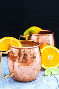 Hammered copper beverage mug collection harvest inspired drink <b>cups</b> <b>reusable</b> cocktail serving mugs premium - Product Image 1