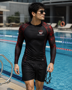 Camiseta de Compresión de Manga Larga Personalizada para Hombre, Ropa Deportiva para Guardias de Seguridad y Entrenamiento Físico con Diseño Sublimado - Product Image 6