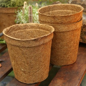Hydroponic <b>plant</b> pots cheapest price coconut coir pot producer supply coco fiber seedling <b>basket</b> - Product Image 5