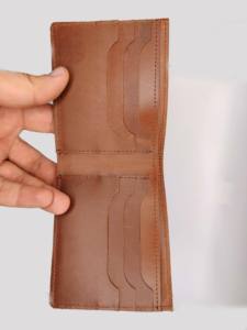 Portefeuille Homme Premium en Cuir de Vachette Véritable, Élégant, Multi-emplacements pour Cartes, Durable, Design Minimaliste et Fin, Couleur Tan 2026 - Product Image 6