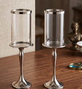 <b>Candle</b> Holders Glass Metal Home Decoration For Home Wedding Party Christmas Easter Table Centerpiece Decor <b>Candle</b> <b>Hurricane</b> - Product Image 2