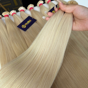 Puntas Planas de Platino de 5x5mm, Color Rubio de Moda, Provenientes de 1-2 Donantes, para Instalación de Cabello - Product Image 2