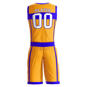 Vêtements de sport pour hommes les plus vendus, uniforme de basket-ball sur mesure avec impression de logo, uniforme de basket-ball pour hommes, matière 100% polyester - Product Image 5