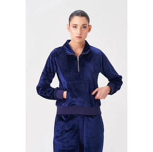 Ensemble de survêtement en velours personnalisé pour femmes |   Ensemble de survêtement premium : sweat à capuche et pantalon de jogging |   Fabricant de vêtements de sport OEM ODM - Product Image 6