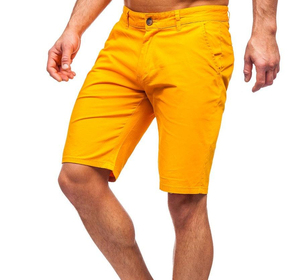 Shorts de pêche pour hommes, pantalon chino avec poches, shorts de style streetwear, coupe régulière, vente en gros, pantalon chino en coton confortable pour hommes - Product Image 5