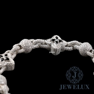 New Arrival Moissanite Tennis Bracelet Iced Out Hip Hop Jewelry <b>for</b> <b>Men</b> Women Custom Length Gold Plated <b>Silver</b> Chain Wholesale - Product Image 3