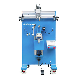 Robowind New Multi-Purpose 1 Station Screen <b>Printer</b> for Cylinder Printing | 220V Semi-Automatic with 10cm X 35cm Max Print Area - Product Image 1
