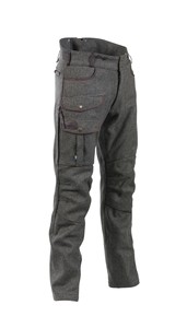 Pantalones Cargo de Lana para Hombre, Cintura Alta, Múltiples Bolsillos, Estilo Workwear, Transpirables, Corte Recto, para Otoño - Product Image 4
