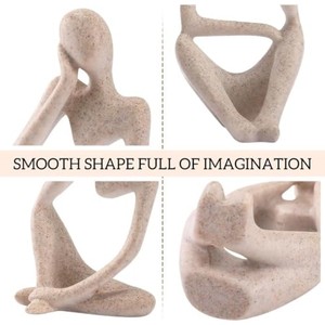 Escultura de torso humano en madera de acacia hecha a mano al por mayor - Moradabad - Product Image 4