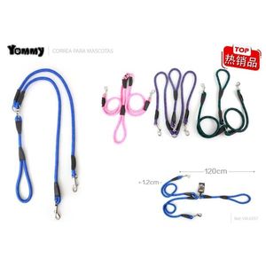 Laisse de promenade pour chien Yommy en nylon solide, simple, réfléchissante, 120 cm - Product Image 1