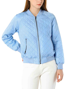<b>Women</b> Drawstring <b>Bomber</b> <b>Jacket</b> Casual Zip Front Outerwear With Adjustable Bottom Soft Fabric And Practical Pockets - Product Image 6
