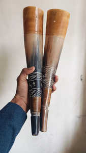 Corne de soufflage de boeuf écologique faite à la main découpant l'artisanat naturel poli de style animal élégant - Product Image 2